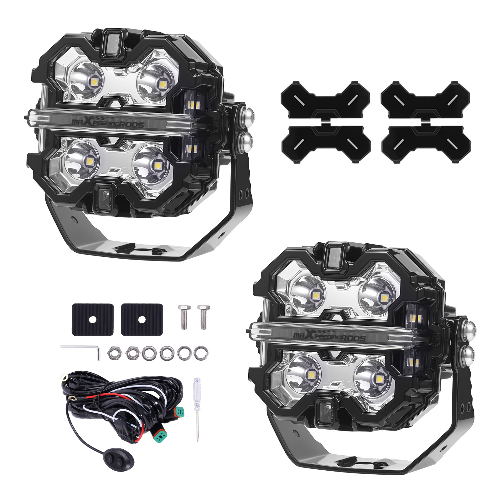 3.5–7 Inch LED Work Light Pod 6