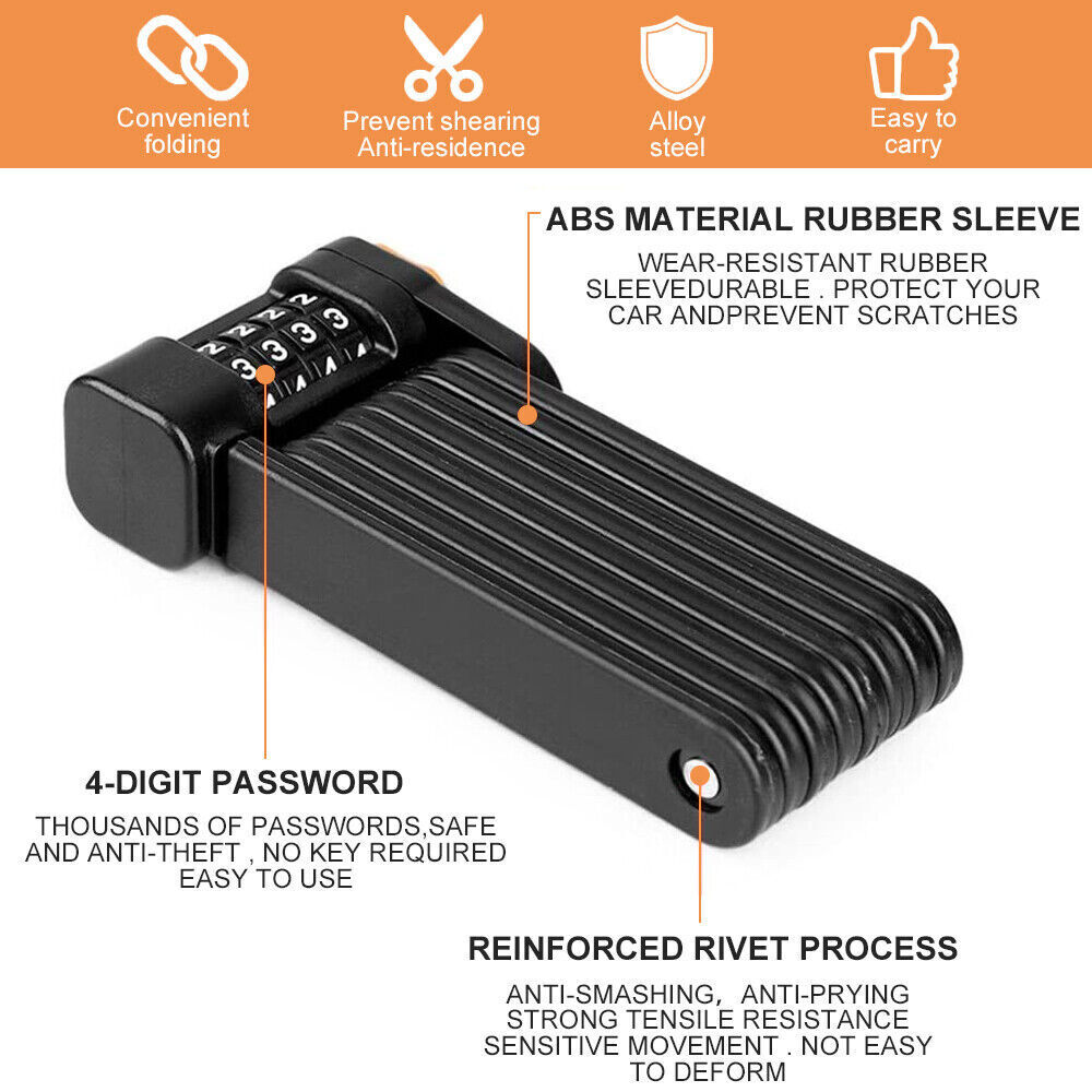 Folding Bicycle Lock 3