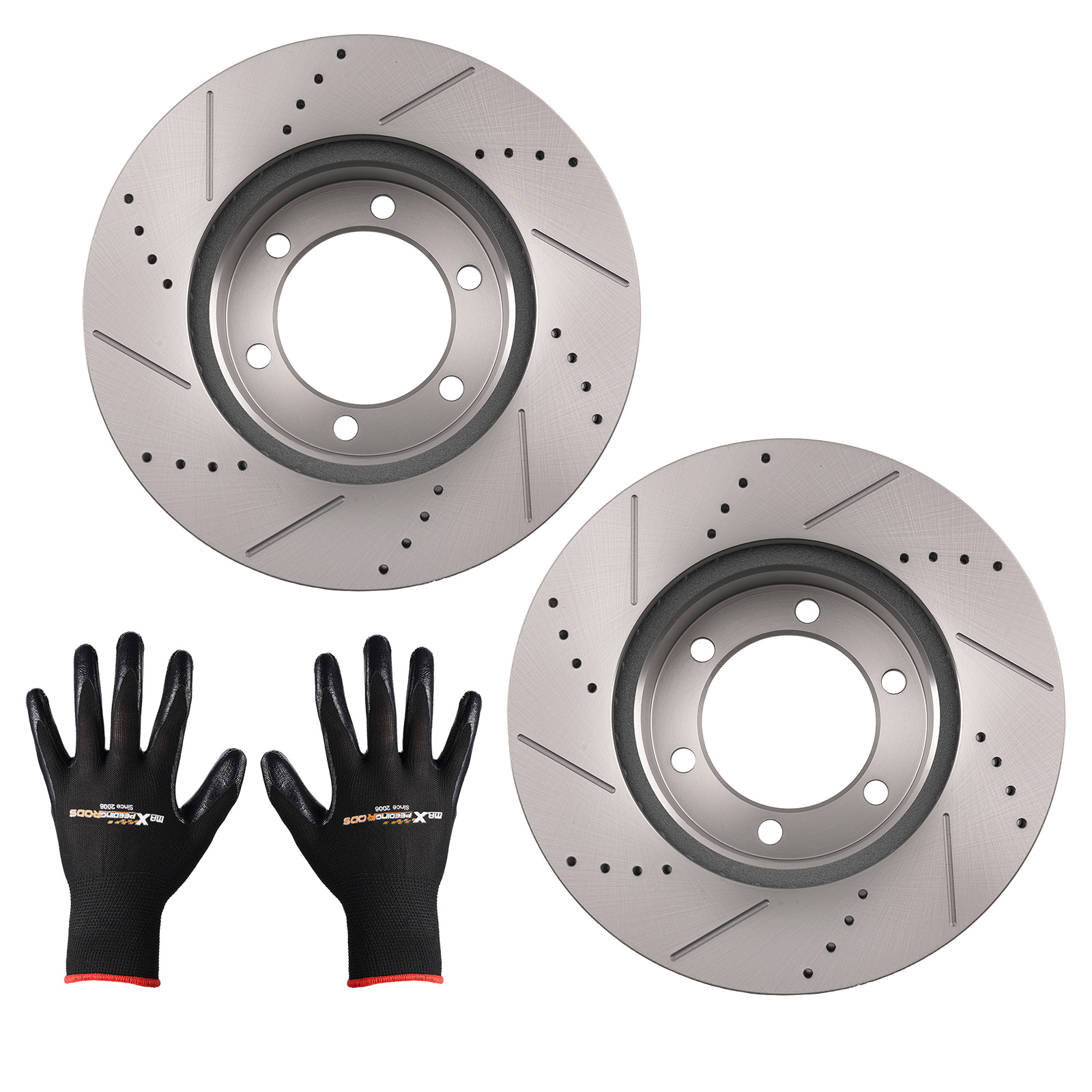 Front Left & Right Brake Rotors Set S-31267 6