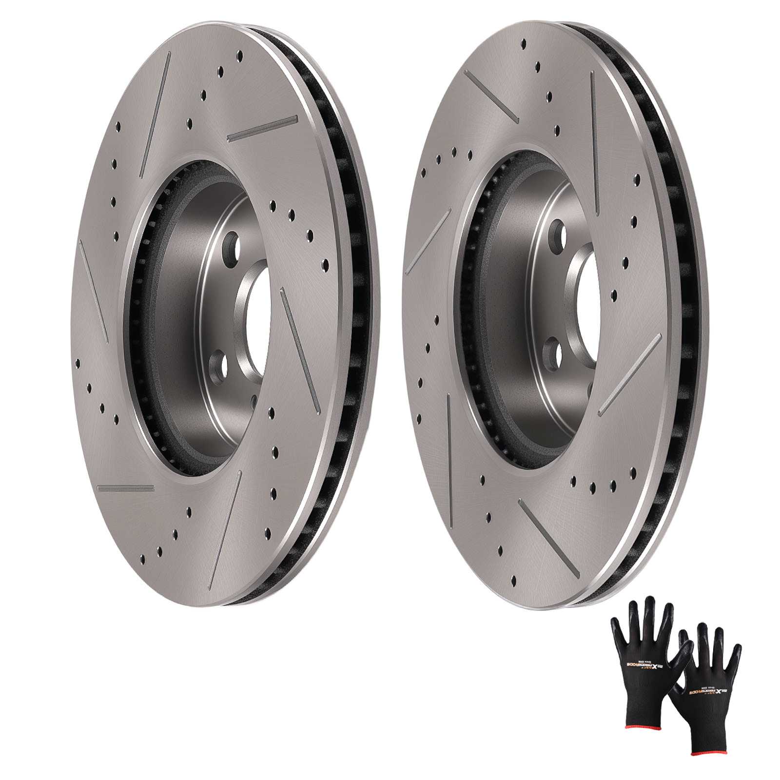 Front Left & Right Brake Rotors Set S31505 6