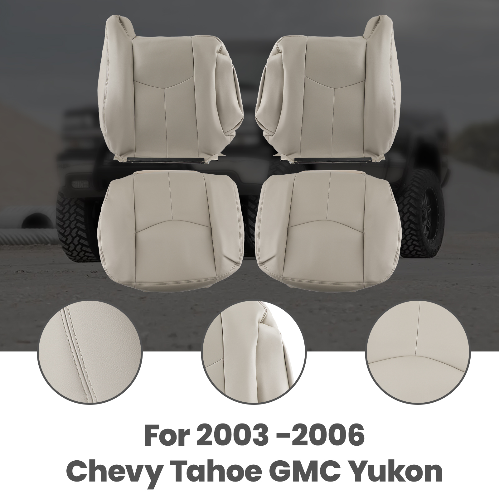 Front Left & Right Seat Cover 3