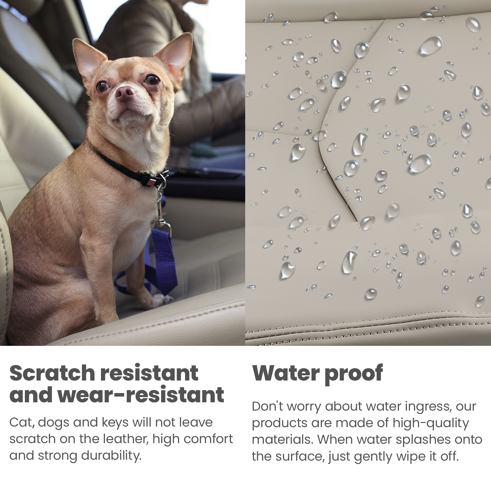 Front Left & Right Seat Cover 4