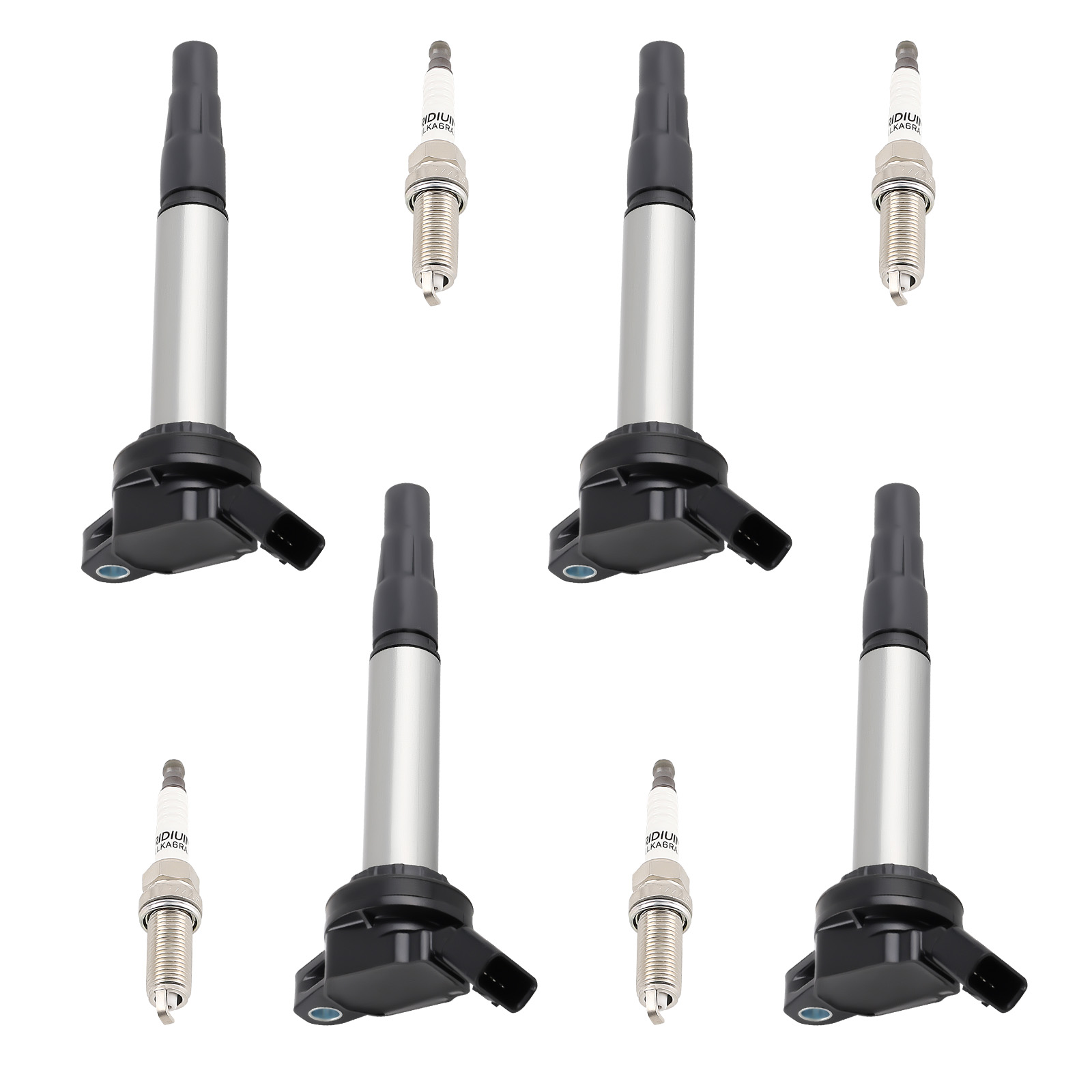 Ignition Coil & Spark Plug Kit UF-596 6