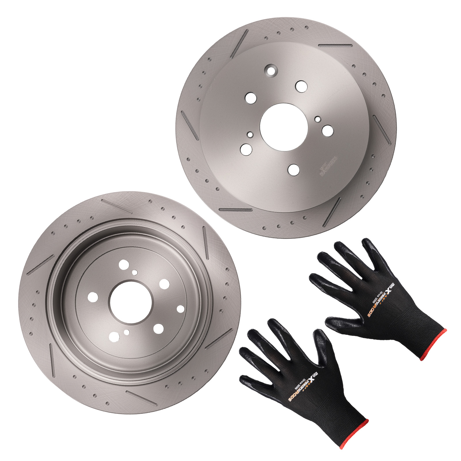 Rear Left & Right Brake Rotors Set S-31544 6