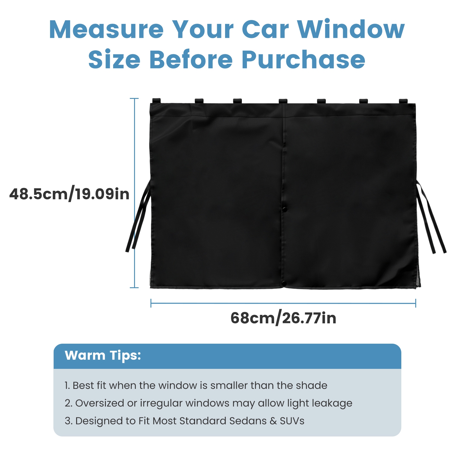 Sun Shade & Visor 68X48.5CM 2